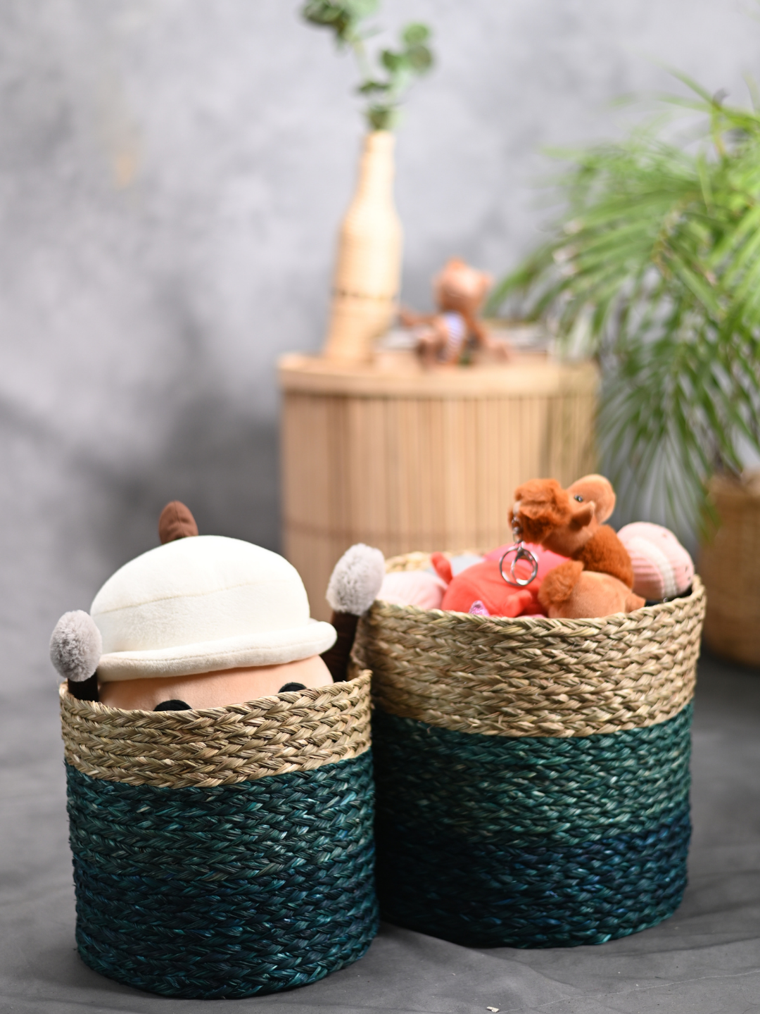 Organiser Basket Set- Buy Sabai Grass Basket Online in India