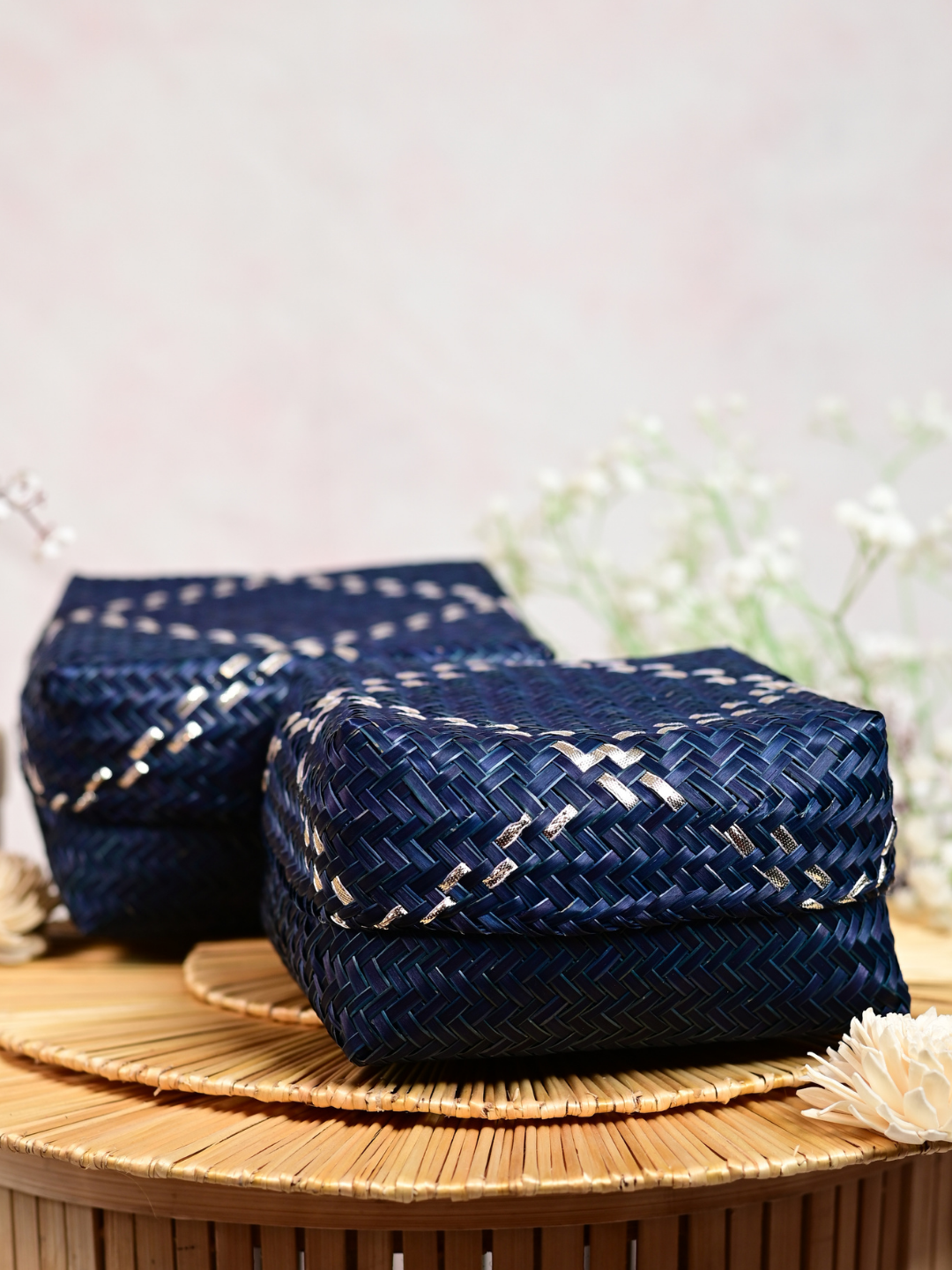Handmade Shitalpati Blueberry Gift Box