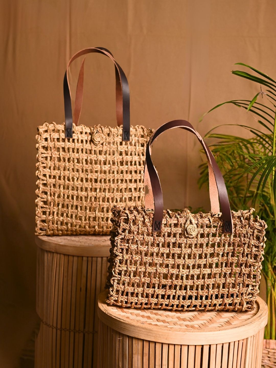 Woven net clearance bag