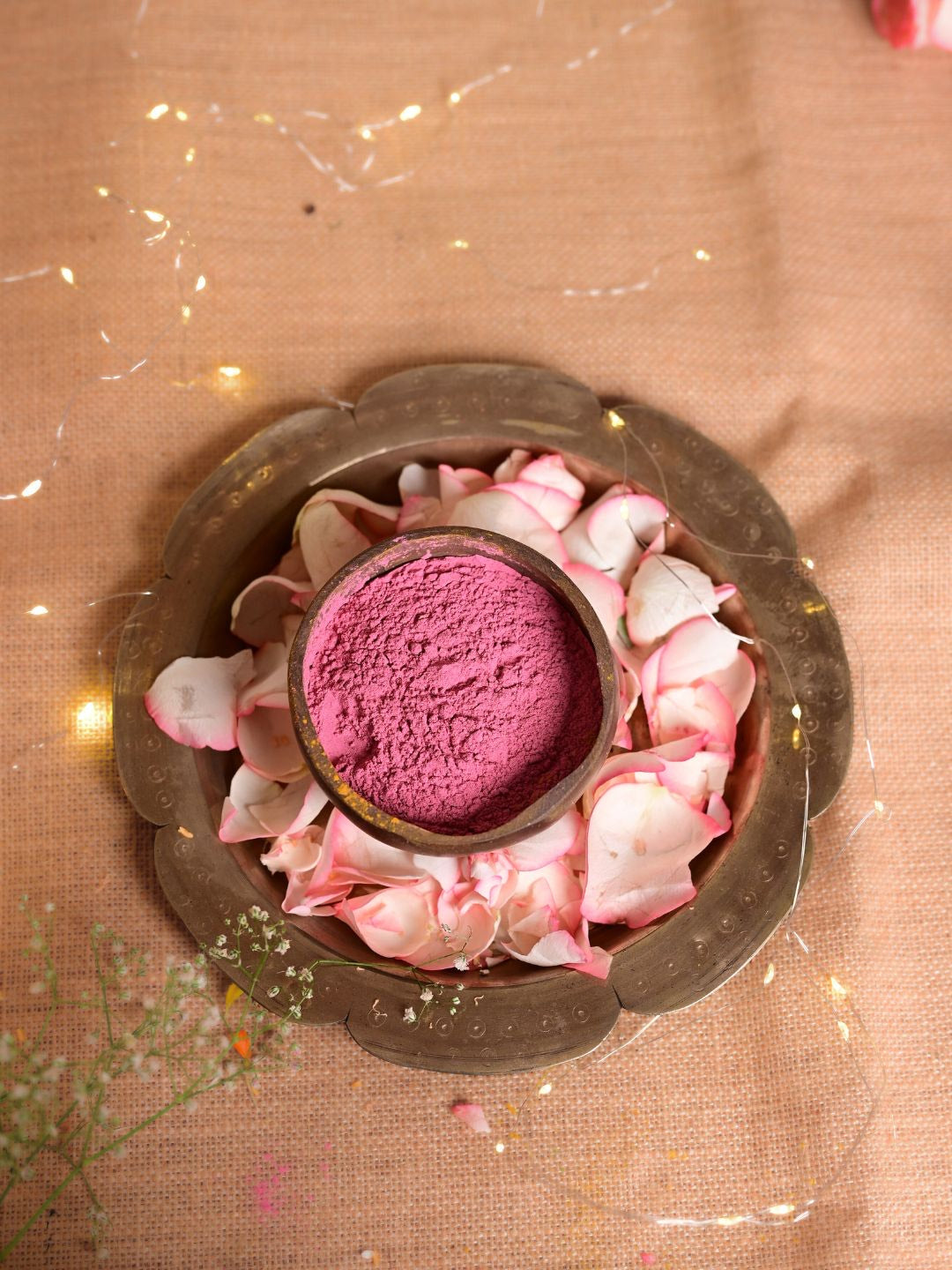 Holi Gift Box – Cranberry Sitalpati Edition